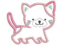 Stickdatei Kätzchen Appli